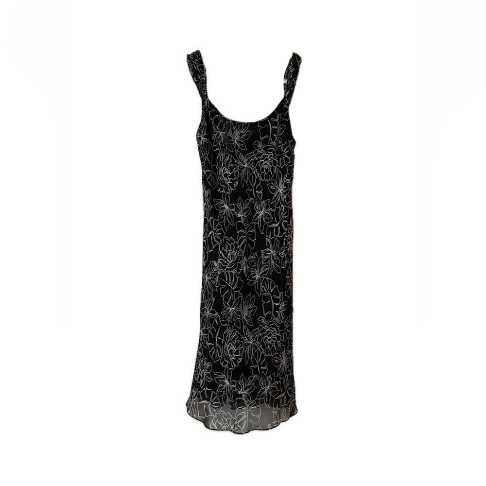 Black Floral Maxi Dress